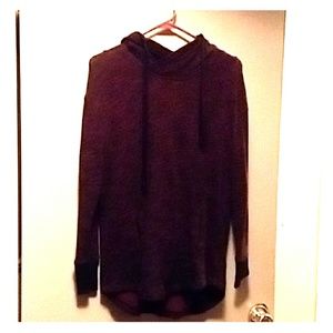 Burgundy Hooded Sweatshirt